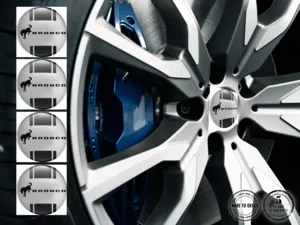 Ford Domed Label Logo Premium Silicone Stickers